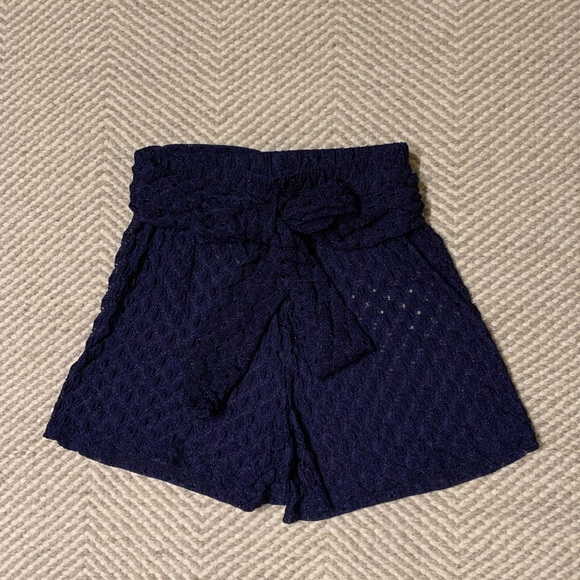 Elif for jordan taylor Crochet Tie Cover-Up Shorts - Picture 6 of 7